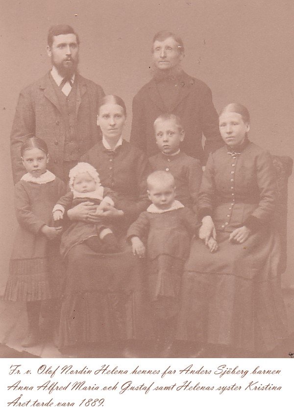 Klicka på bilden för att se Fam Nordin ca 1889
